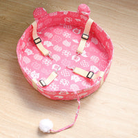 HKM-6747069 Sunbathing Cat Hanging Basket Bed - Cotton, Small & Medium Sizes Available