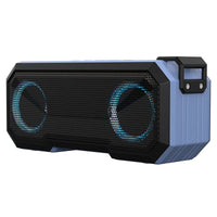 HKM-674899 Waterproof Colorful Luminous Outdoor Bluetooth Speaker with Dual Speakers and Power Bank Function