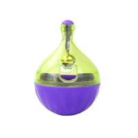 HKM-6749245 Dog Toy Tumbler Food Dropping Ball - Bone Shaped Plastic Pet Feeder