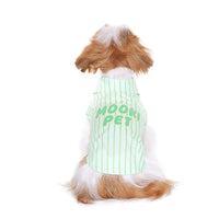 HKM-6751037 Casual Thin Cotton Shirt for Pets in Green - Sizes XXS to XXL