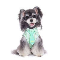 HKM-6751037 Casual Thin Cotton Shirt for Pets in Green - Sizes XXS to XXL