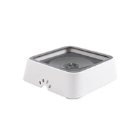 HKM-6751293 2L Anti-Overflow Cat and Dog Water Basin with Slow Water Inlet and Floating Bowl