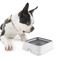 HKM-6751293 2L Anti-Overflow Cat and Dog Water Basin with Slow Water Inlet and Floating Bowl