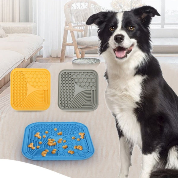 HKM-6751421 Anti-Choke Silicone Slow Feeding Licking Pad for Pets - Available in Multiple Sizes and Colors