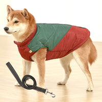 HKM-6751805 Retro Contrast Cotton Tank Top for Medium to Large Dogs - Multiple Color Options Available