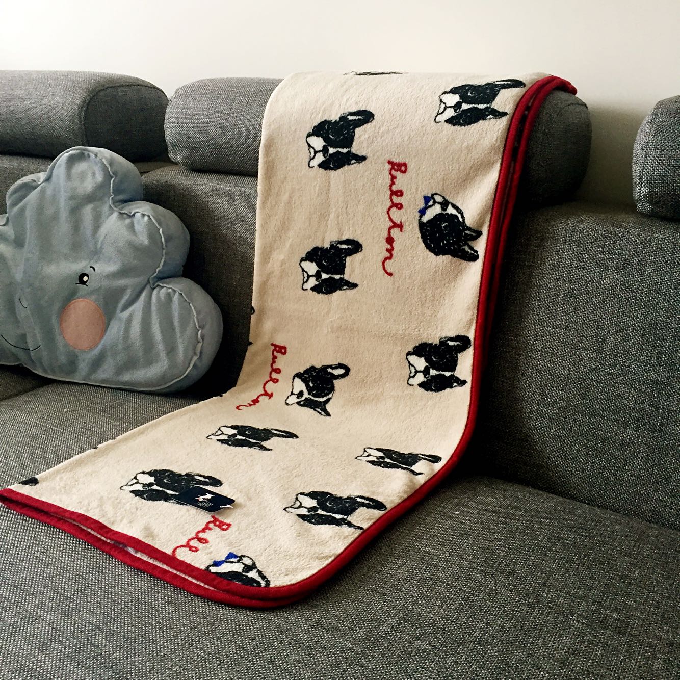 HKM-6752061 Cozy Beige Coral Velvet Blanket for Pets and Babies - 70cm x 100cm