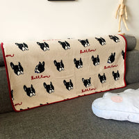 HKM-6752061 Cozy Beige Coral Velvet Blanket for Pets and Babies - 70cm x 100cm