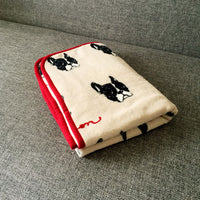 HKM-6752061 Cozy Beige Coral Velvet Blanket for Pets and Babies - 70cm x 100cm