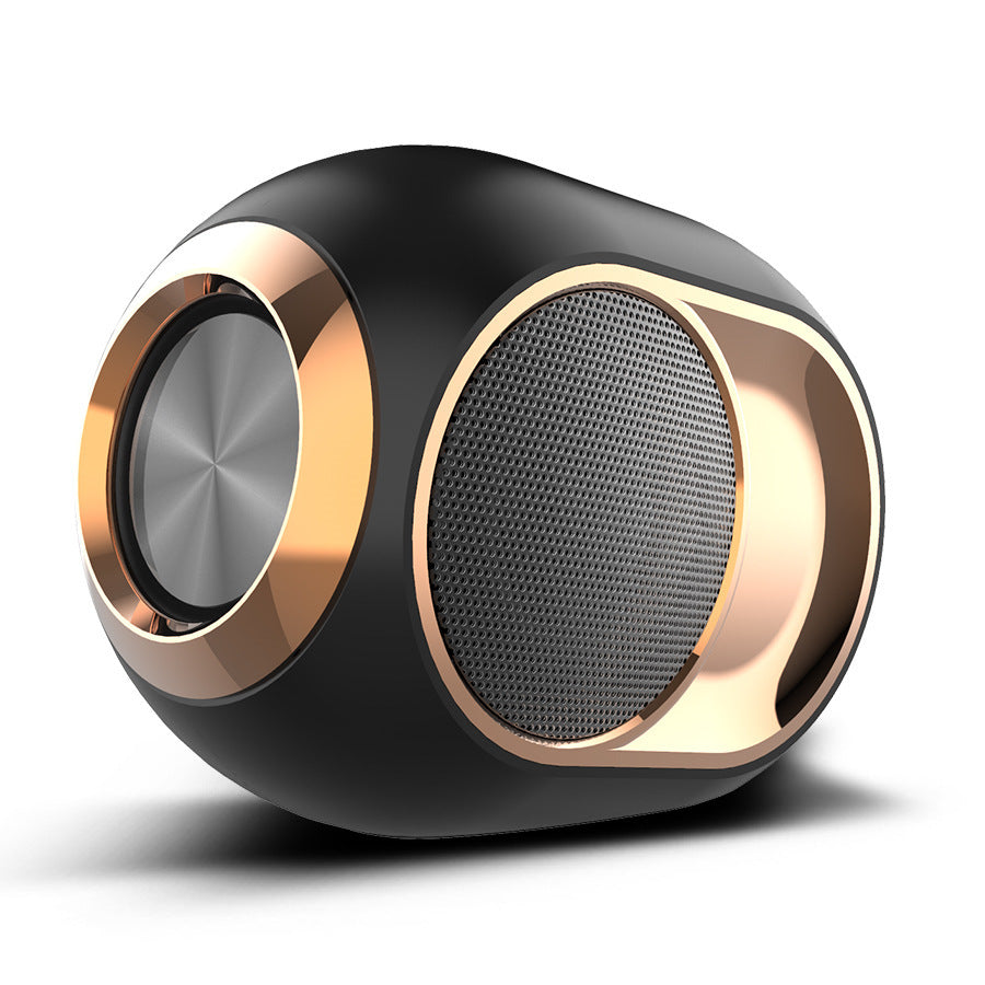 HKM-675283 Wireless TWS Subwoofer with Bluetooth 5.0, 1200mAh Battery, AUX & TF Card Support, FM Radio
