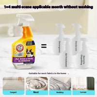 HKM-6753085 Advanced Deodorant Spray for Pet Odor Removal and Stain Treatment, 946ml & 636ml Options Available