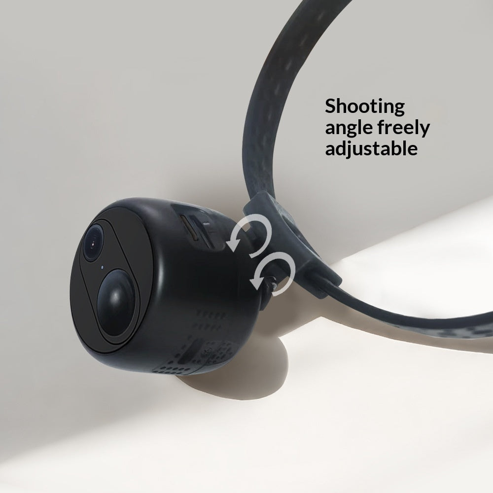 HKM-6753213 4G Pet-View Camera Recorder Collar with Night Vision & Adjustable Harness Options