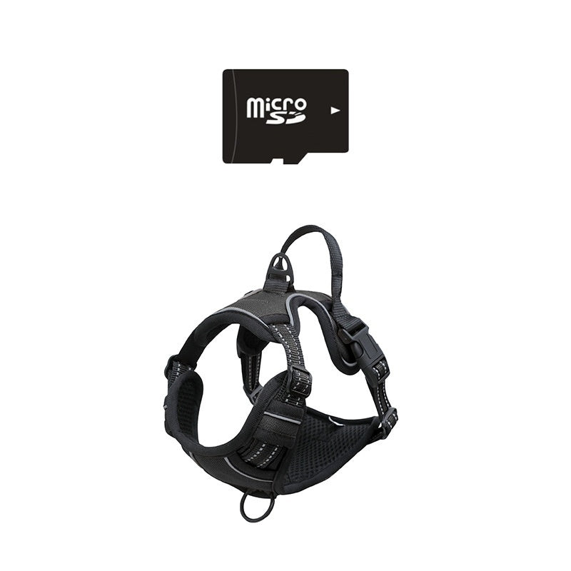 HKM-6753213 4G Pet-View Camera Recorder Collar with Night Vision & Adjustable Harness Options