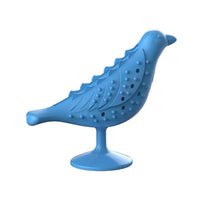 HKM-6753853 Interactive Bird-Shaped Cat Toy with Suction Cup Base for Kittens and Small Dogs - Silicone and PP Material