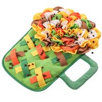 HKM-6756029 Dog Sniffing Pad for Food Training – Slow Feeding Toy in Medium Green and Yellow Editions