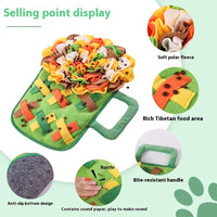HKM-6756029 Dog Sniffing Pad for Food Training – Slow Feeding Toy in Medium Green and Yellow Editions