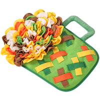 HKM-6756029 Dog Sniffing Pad for Food Training – Slow Feeding Toy in Medium Green and Yellow Editions