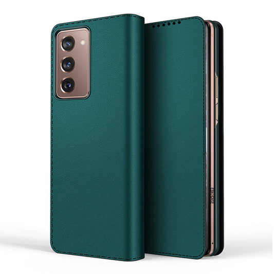 HKM-675667 Samsung Z Fold2 Flip Cover with Two-in-One Anti-Fall Leather Case