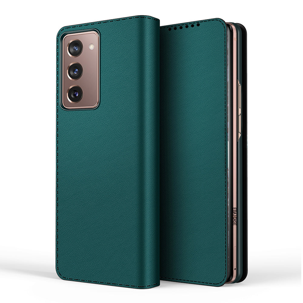 HKM-675667 Samsung Z Fold2 Flip Cover with Two-in-One Anti-Fall Leather Case
