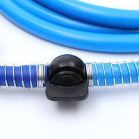 HKM-6758845 Pet Bath and Massage Gloves with Water Spray Functionality - 2m Hose, Blue Color, TPR Material