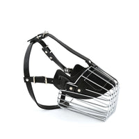 HKM-6760637 Adjustable Soft Leather Dog Muzzle with Anti-Bite Design - Perfect Fit for Safety and Comfort