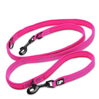 HKM-6760765 Double-Ended Outdoor Pet Dog Traction Rope with Breathable Mesh and Reflective Material