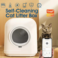 HKM-676179 Self-Cleaning Smart Cat Litter Box with App Control and Low Noise Motor