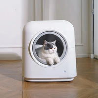 HKM-676179 Self-Cleaning Smart Cat Litter Box with App Control and Low Noise Motor