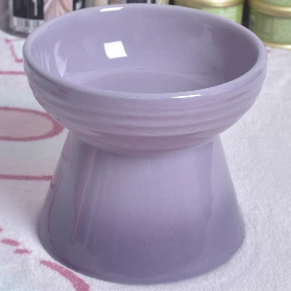 HKM-6762941 Ceramic Anti-Tumble Pet Bowl for Dogs and Cats with High Foot and Neck Protector