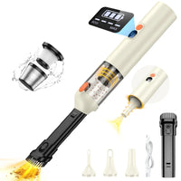 HKM-676307 Portable Wireless Car Vacuum Cleaner with Multi-Gear Strong Suction and Digital Display