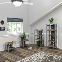 HKM-676435 Four-Layer Removable Bookshelf for Efficient Book Storage and Organisation