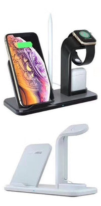 HKM-676435 Wireless Charging Bracket with USB Output and Type-C Cable, Compatible with Qi-Enabled Devices