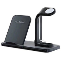 HKM-676435 Wireless Charging Bracket with USB Output and Type-C Cable, Compatible with Qi-Enabled Devices