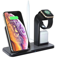 HKM-676435 Wireless Charging Bracket with USB Output and Type-C Cable, Compatible with Qi-Enabled Devices