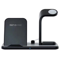 HKM-676435 Wireless Charging Bracket with USB Output and Type-C Cable, Compatible with Qi-Enabled Devices