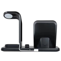 HKM-676435 Wireless Charging Bracket with USB Output and Type-C Cable, Compatible with Qi-Enabled Devices