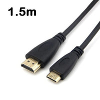 HKM-676627 High-Speed HDMI to HDMI Adapter Cable - 3 Meter, Dual Ports, Supports 4K Video & Ethernet, Black