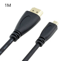 HKM-676627 High-Speed HDMI to HDMI Adapter Cable - 3 Meter, Dual Ports, Supports 4K Video & Ethernet, Black