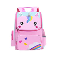 HKM-676691 Cute Pink Unicorn Backpack for Kids - 2024 Cartoon School Bag for Girls
