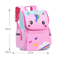 HKM-676691 Cute Pink Unicorn Backpack for Kids - 2024 Cartoon School Bag for Girls