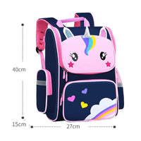 HKM-676691 Cute Pink Unicorn Backpack for Kids - 2024 Cartoon School Bag for Girls
