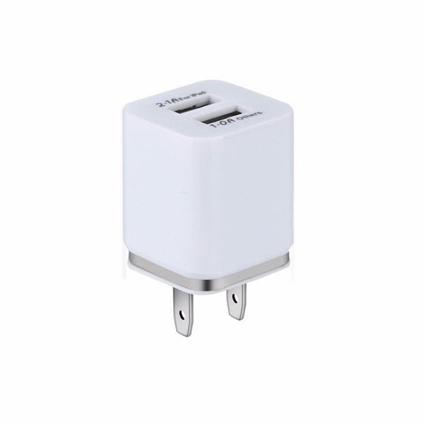 HKM-676755 Dual USB Mobile Phone Charger with Overvoltage and Short-Circuit Protection – Compact Design in Multiple Colors