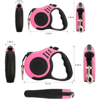 HKM-6769981 Durable Automatic Retractable Dog Leash with Tangle-Free Nylon Rope for Easy Walking and Running, Available in 3m and 5m Lengths
