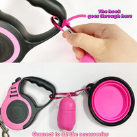 HKM-6769981 Durable Automatic Retractable Dog Leash with Tangle-Free Nylon Rope for Easy Walking and Running, Available in 3m and 5m Lengths