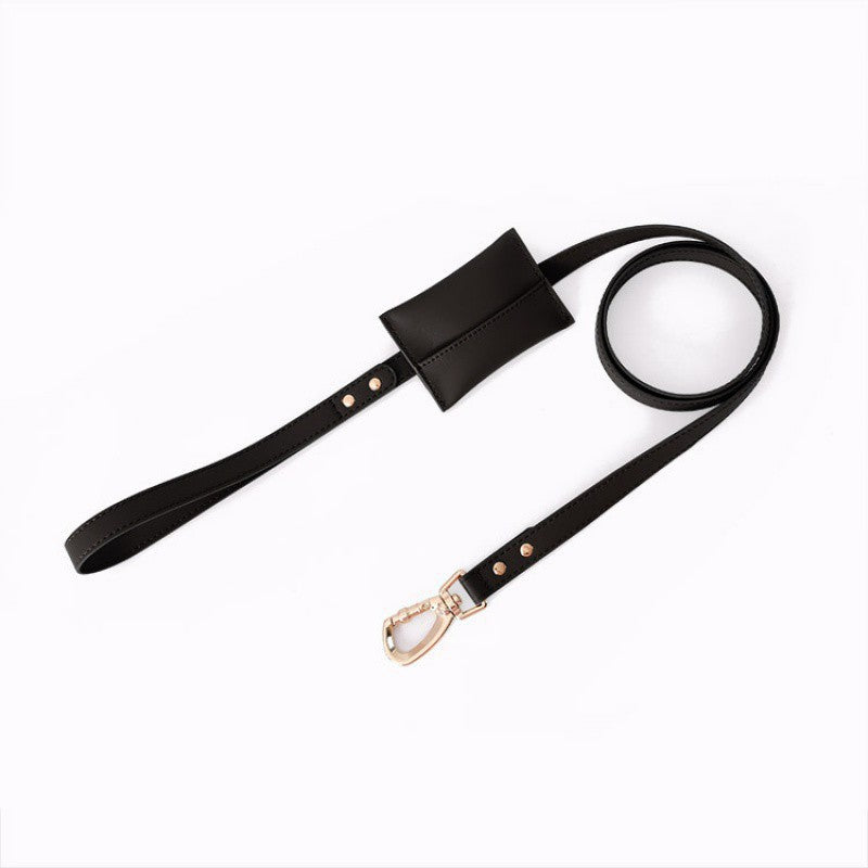 HKM-6771773 Soft Leather Pet Box Leash for Small Dogs - Various Color Options and Sizes Available