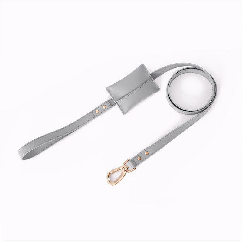 HKM-6771773 Soft Leather Pet Box Leash for Small Dogs - Various Color Options and Sizes Available