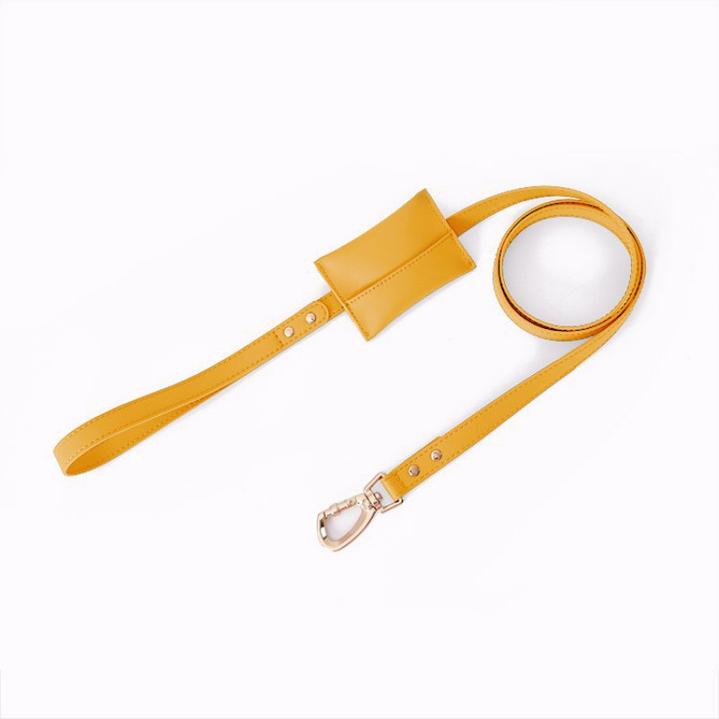 HKM-6771773 Soft Leather Pet Box Leash for Small Dogs - Various Color Options and Sizes Available