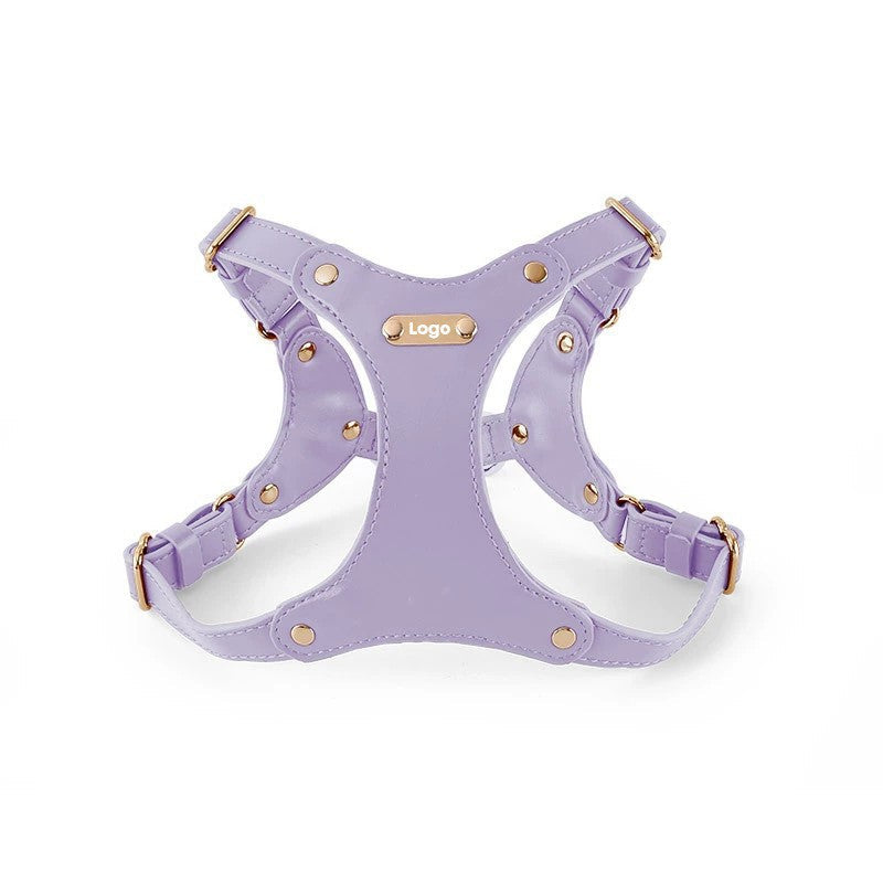 HKM-6771773 Soft Leather Pet Box Leash for Small Dogs - Various Color Options and Sizes Available