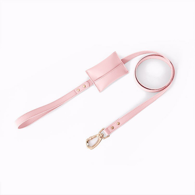 HKM-6771773 Soft Leather Pet Box Leash for Small Dogs - Various Color Options and Sizes Available