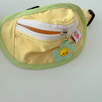 HKM-6772157 Powder Blue and Yellow Green Backpack-Style Pet Carrier for Dogs and Cats, Adjustable S/M Size