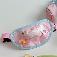 HKM-6772157 Powder Blue and Yellow Green Backpack-Style Pet Carrier for Dogs and Cats, Adjustable S/M Size